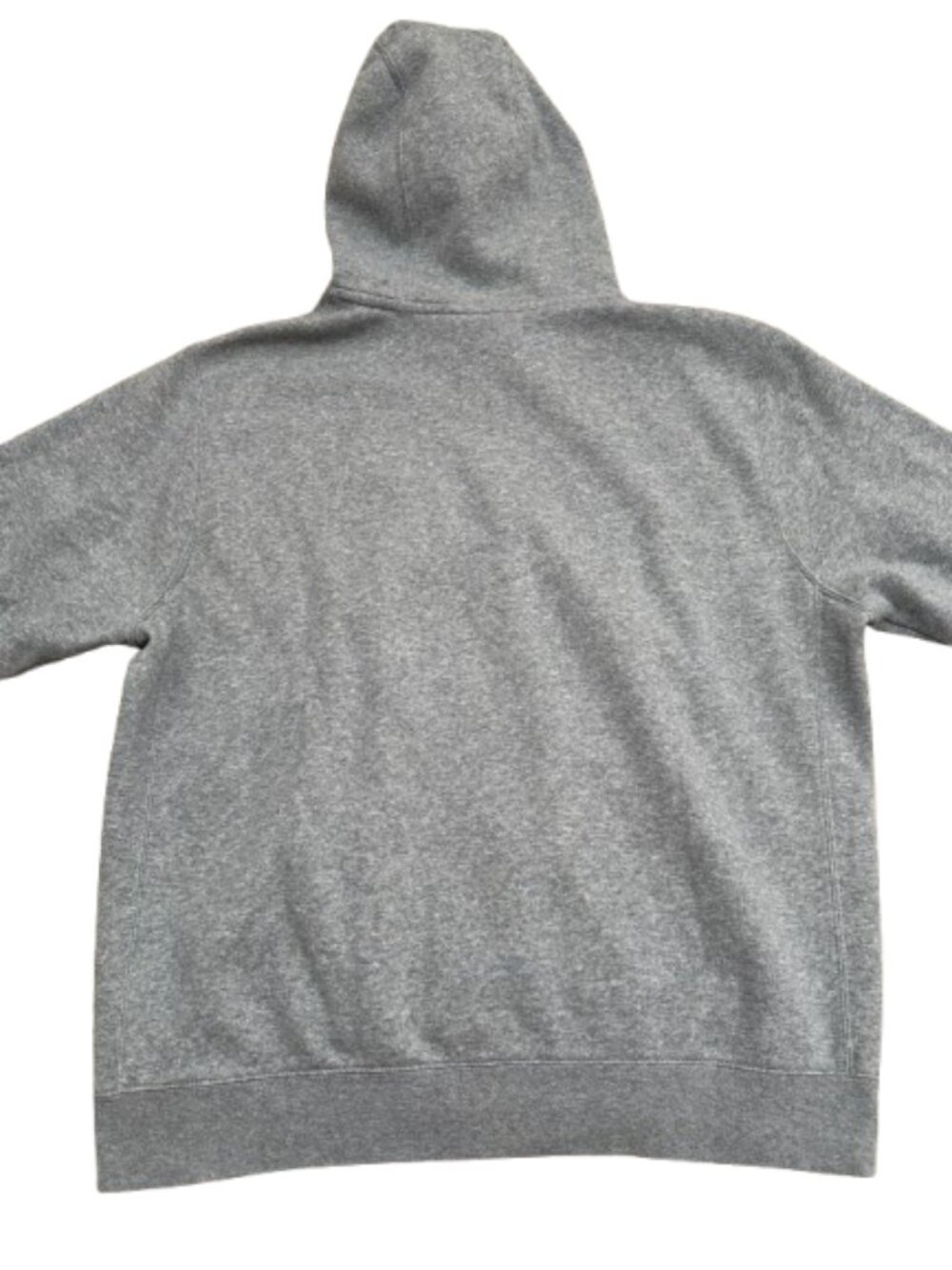 Nike Hoodie Mens Large Gray Pullover Embroidered Swoosh Sweatshirt Top - Picture 3 of 4